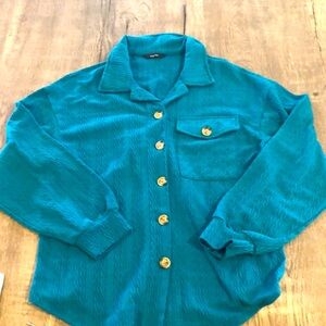 Dokotoo Oversized Button Up Sweater blazer  Size Small